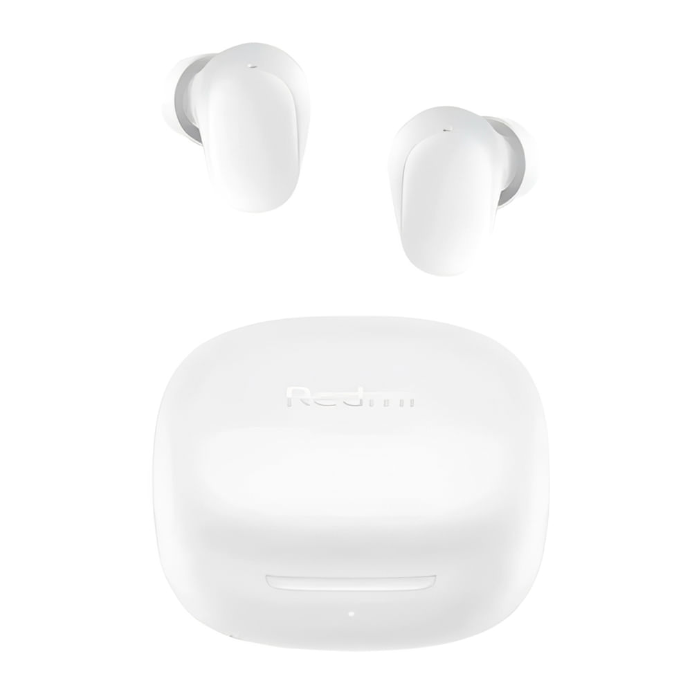 Audífonos bluetooth True Wireless Xiaomi Buds 6 Play, resistencia al agua IPX4, duración máx. 36 horas con estuche de carga, blanco